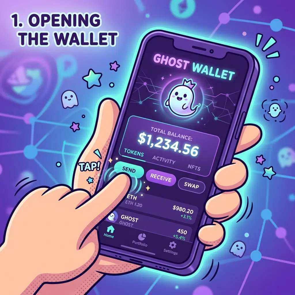 Memasang Phantom wallet di smartphone